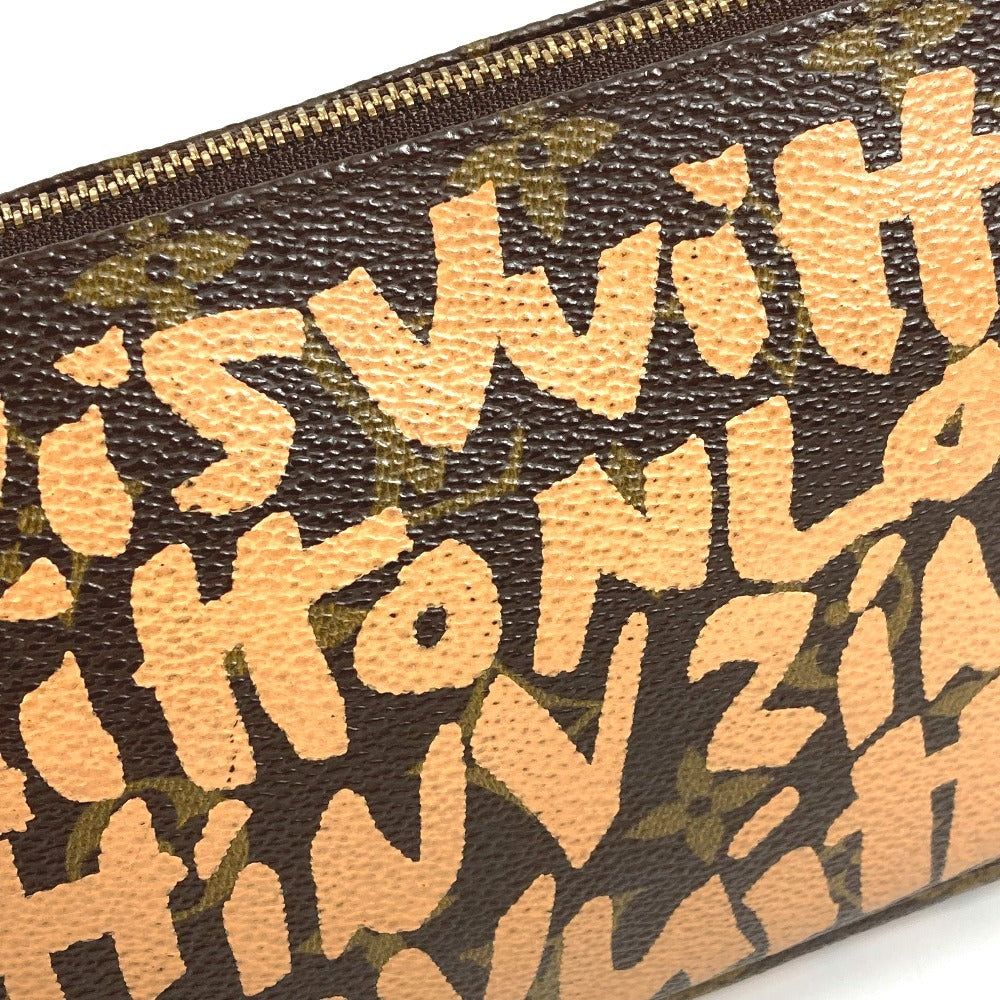 LOUIS VUITTON M92193 Monogram Graffiti Pochette Accessoires Handbag/Shoulder Bag, Accessory Pouch, Monogram Graffiti Canvas, Women's, Orange