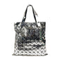 ISSEY MIYAKE BAOBAO バオバオ カバン 肩掛け トートバッグ ショルダーバッグ PVC ユニセックス シルバー