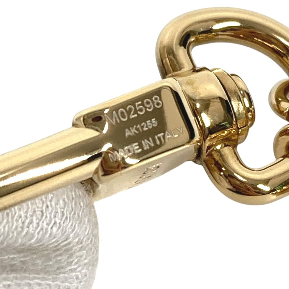 LOUIS VUITTON M02598 LV×TM MURAKAMI TAKASHI พวงกุญแจห้อยกระเป๋ารูปลูกเชอร์รี่ กระเป๋าเชอร์รี่ พวงกุญแจโซ่ โลหะ ยูนิเซ็กส์ สีทอง