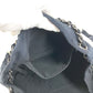CHANEL 2.55金具 ボーダー カバン 肩掛け トートバッグ Wチェーン ショルダーバッグ ナイロンキャンバス ユニセックス ブラック