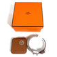 HERMES インテリア ヴォルトH volt'H ミニ 充電器 モバイルバッテリー 雑貨 レザー ユニセックス ブラウン