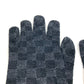 LOUIS VUITTON M77992 ダミエグラフィット グローブ ネオ プティ ダミエ　グローブネオプティダミエ グローブ 手袋 ウール メンズ ブラック