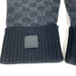 LOUIS VUITTON M77992 ダミエグラフィット グローブ ネオ プティ ダミエ　グローブネオプティダミエ グローブ 手袋 ウール メンズ ブラック