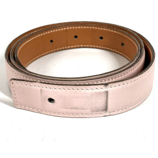 HERMES ベルトのみ ベルト レザー ユニセックス ピンク