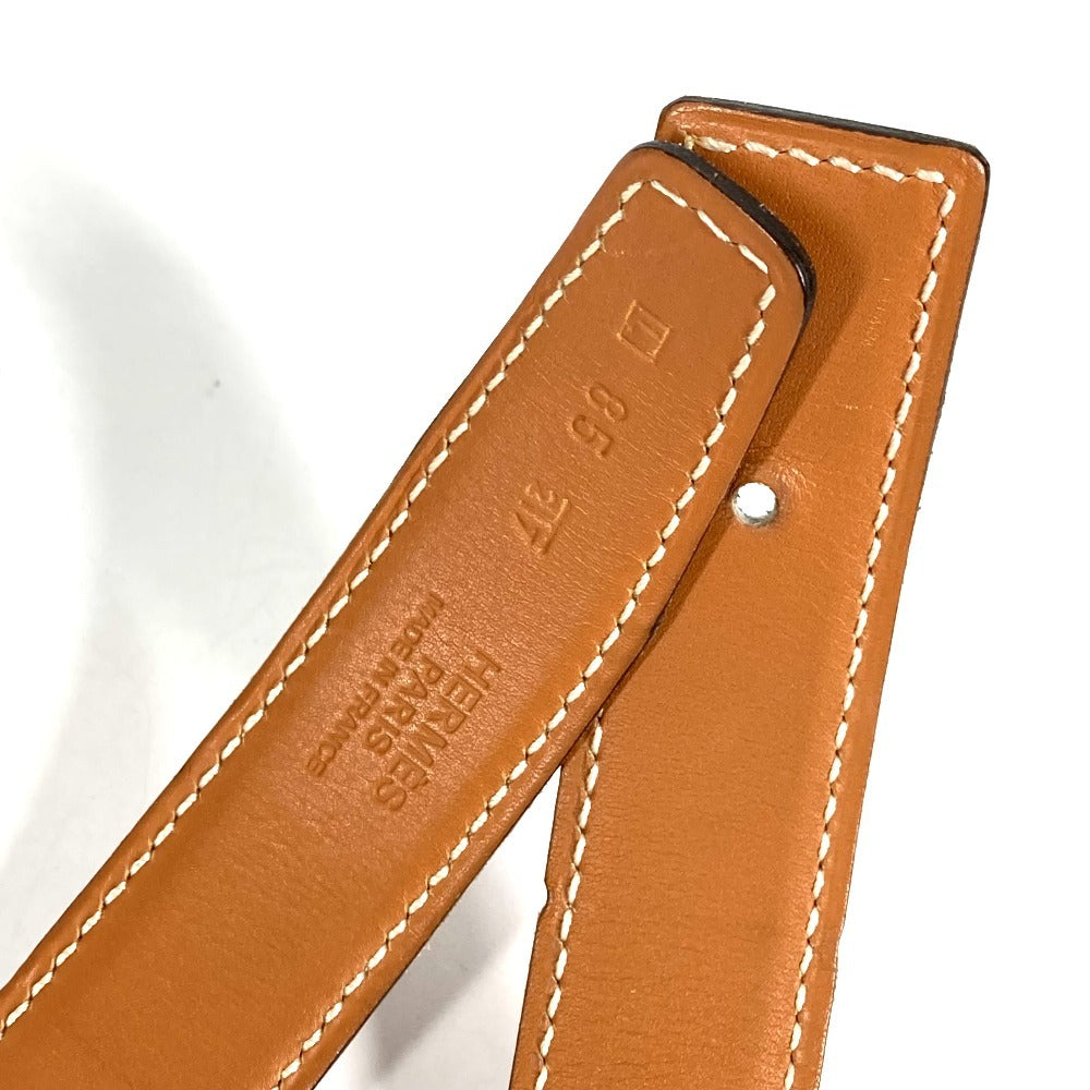 HERMES ベルトのみ ベルト レザー ユニセックス ピンク