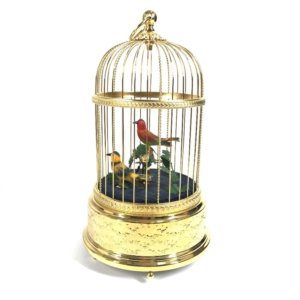 REUGE AXO.90.7005.002 Voliere de la Cour SINGING BIRDS シンキングバード オルゴール インテリア アンティーク調 置物 置き物 オブジェ ユニセックス ゴールド