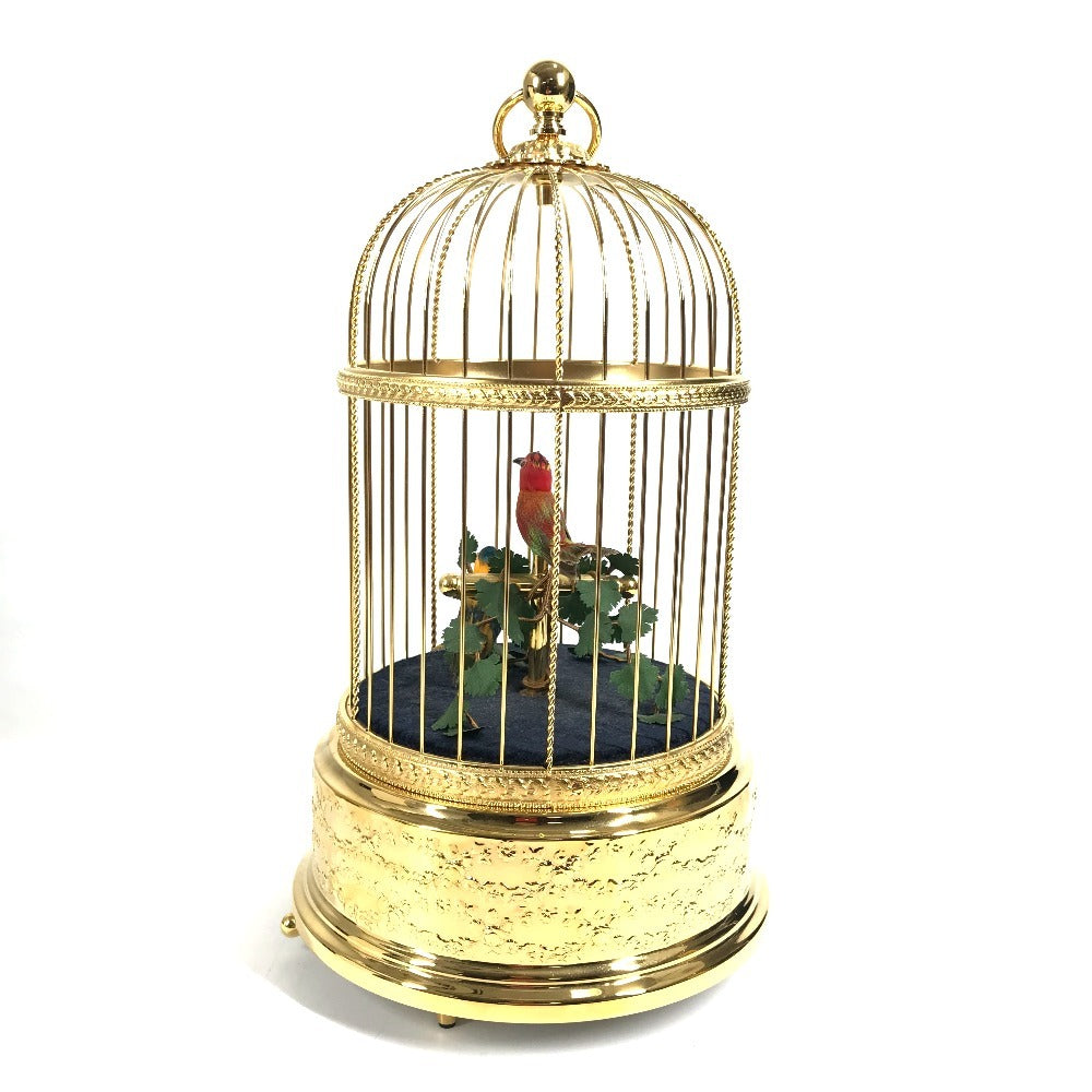 REUGE AXO.90.7005.002 Voliere de la Cour SINGING BIRDS シンキングバード オルゴール インテリア アンティーク調 置物 置き物 オブジェ ユニセックス ゴールド