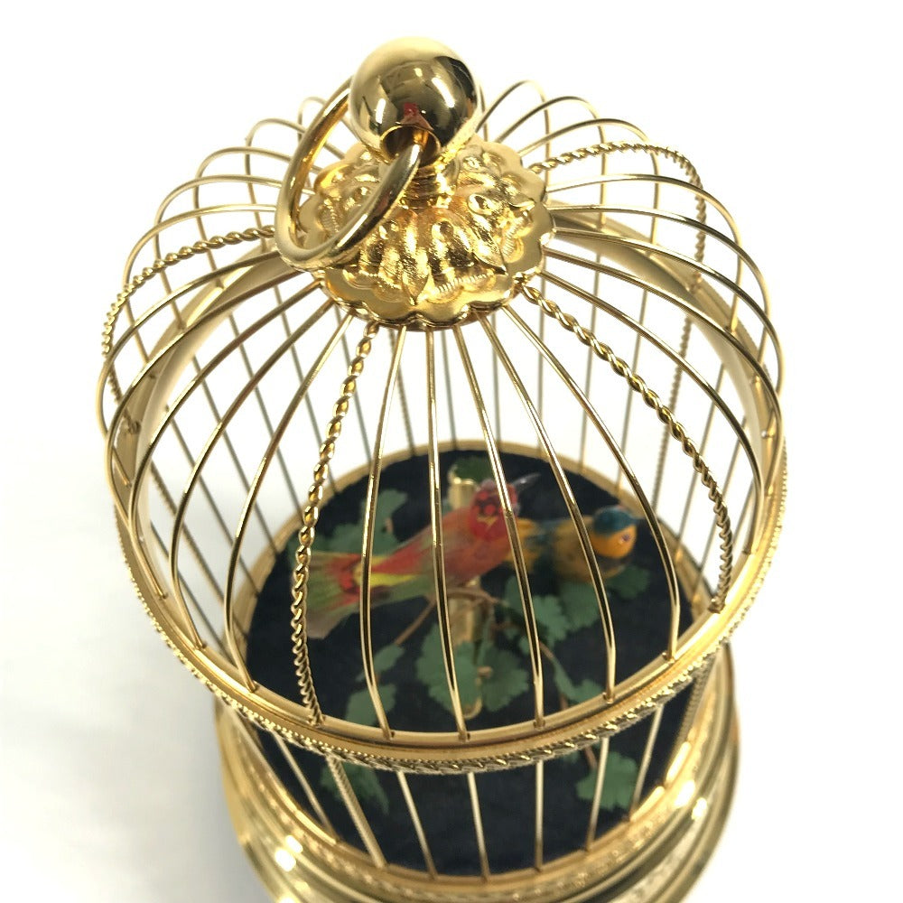 REUGE AXO.90.7005.002 Voliere de la Cour SINGING BIRDS シンキングバード オルゴール インテリア アンティーク調 置物 置き物 オブジェ ユニセックス ゴールド