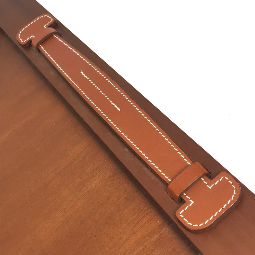 HERMES トレー トレー エトリヴィエール MM オブジェ 置物 小物入れ ユニセックス ブリック ブラウン