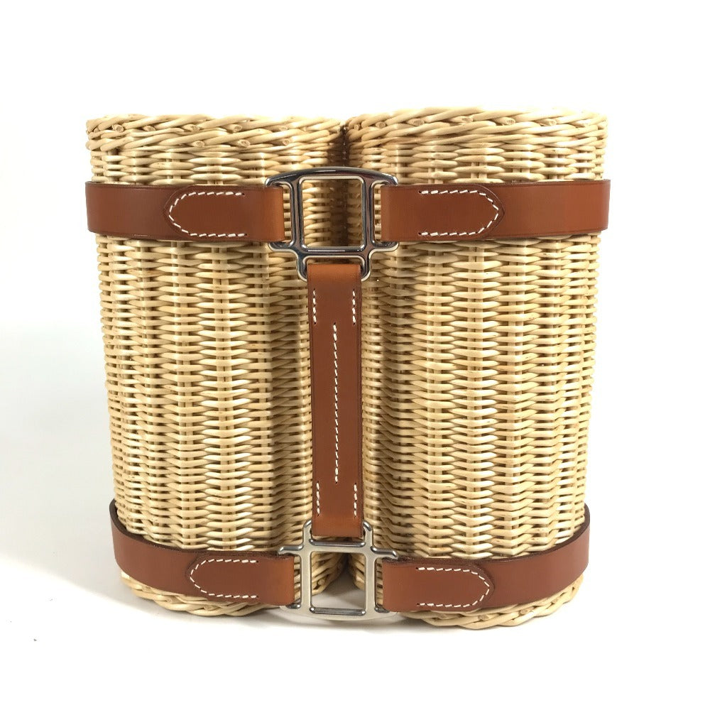 HERMES 置き物 オブジェ ワインラック リアン ドゥ エルメス インテリア ワインセラー 雑貨 オブジェ ユニセックス ブリック ベージュ