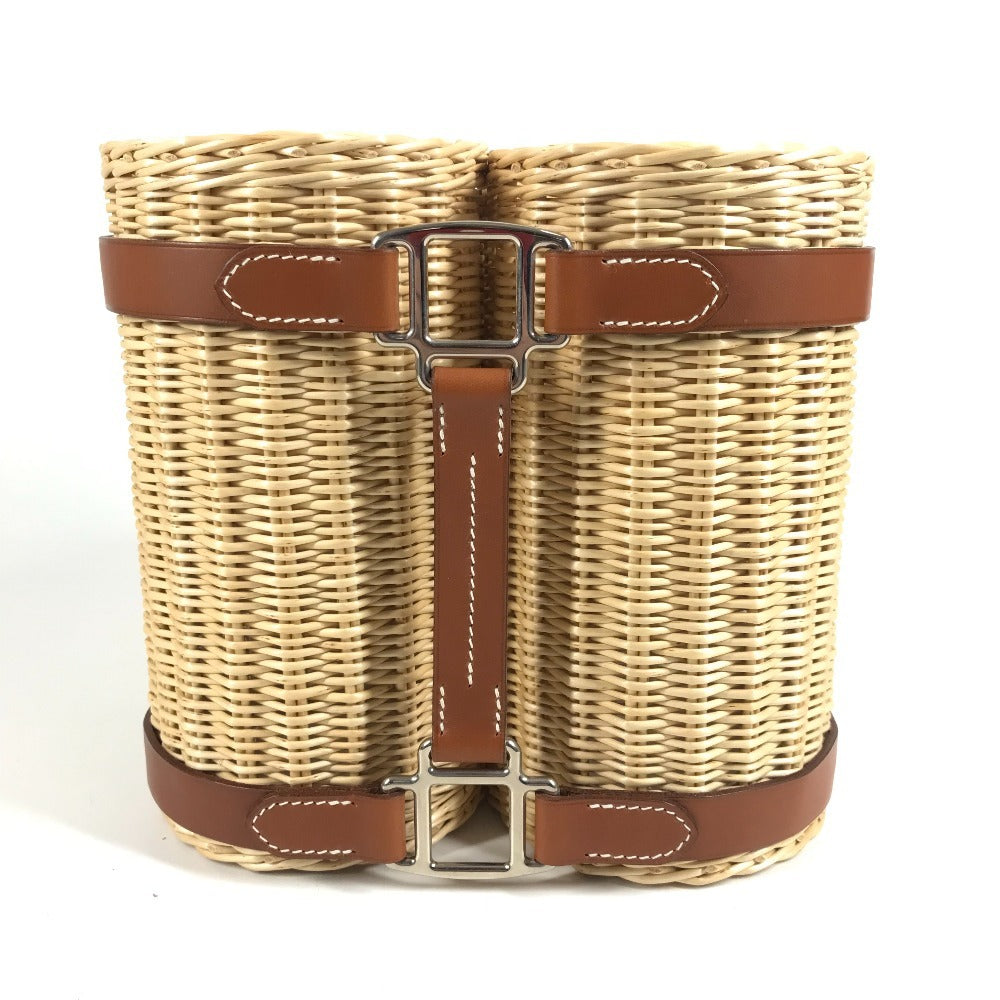 HERMES 置き物 オブジェ ワインラック リアン ドゥ エルメス インテリア ワインセラー 雑貨 オブジェ ユニセックス ブリック ベージュ
