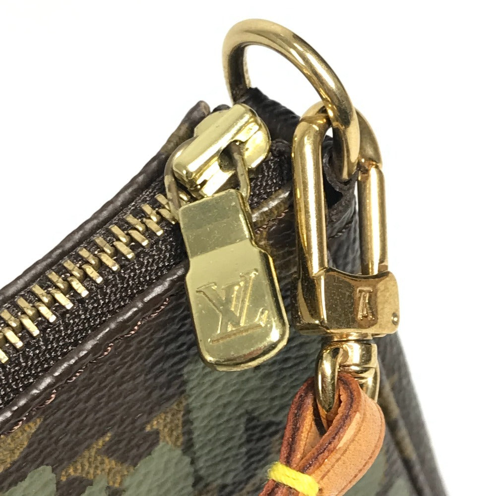 LOUIS VUITTON M92191 モノグラムグラフィティ ポシェット アクセソワール アクセサリーポーチ カバン 肩掛け ハンドバッグ ショルダーバッグ モノグラムグラフィティキャンバス ユニセックス カーキ