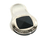CARTIER Logo Wallet with Money Clip, Stainless Steel, Unisex, Silver