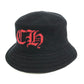 CHROME HEARTS Knit Hat CH Logo Hat Bucket Hat Bob Hat Hat Cashmere Unisex Black