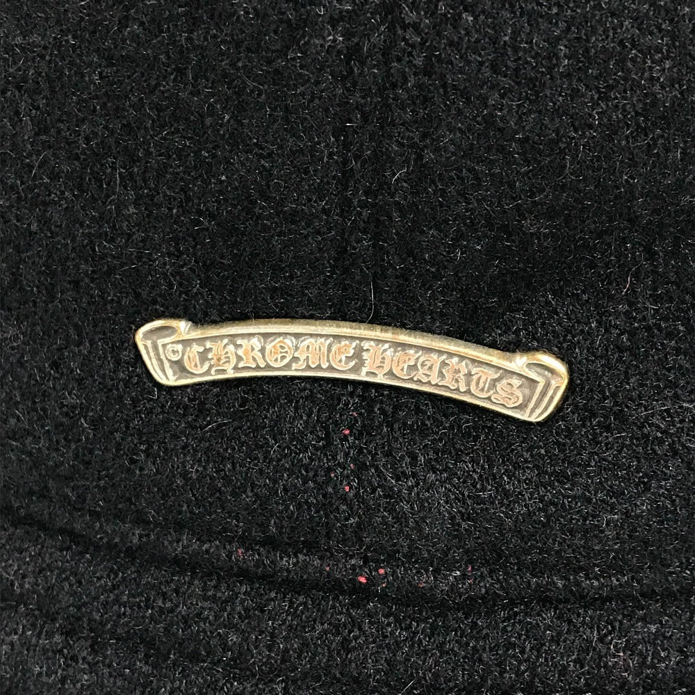 CHROME HEARTS Knit Hat CH Logo Hat Bucket Hat Bob Hat Hat Cashmere Unisex Black