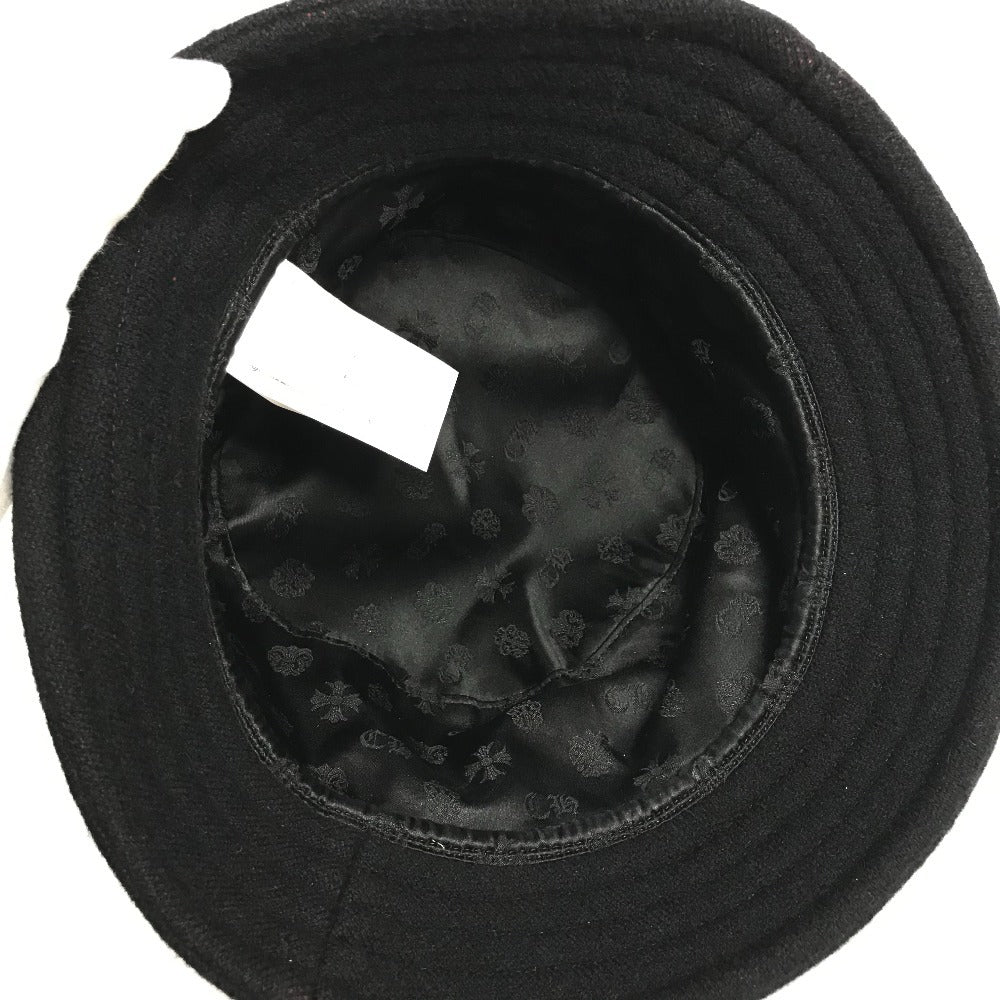 CHROME HEARTS Knit Hat CH Logo Hat Bucket Hat Bob Hat Hat Cashmere Unisex Black