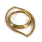 HERMES L'Oeil de Cleopatra Jean Cocteau Design Magnifying Glass Loupe Magnifier Accessory Metal Unisex Gold