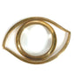 HERMES L'Oeil de Cleopatra Jean Cocteau Design Magnifying Glass Loupe Magnifier Accessory Metal Unisex Gold