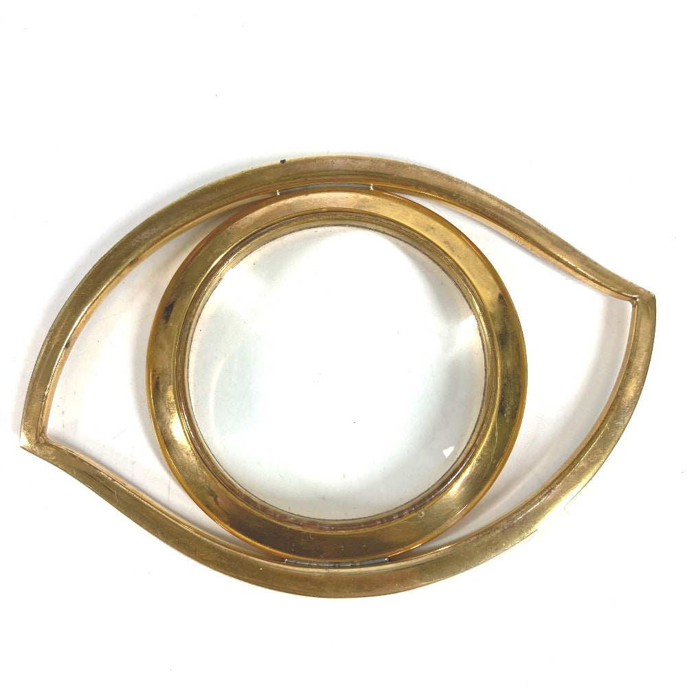 HERMES L'Oeil de Cleopatra Jean Cocteau Design Magnifying Glass Loupe Magnifier Accessory Metal Unisex Gold