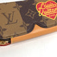 LOUIS VUITTON GI0717 Monogram Stripe NIGO Etui Lunettes GM Eyewear Glasses Case Sunglasses Case Pouch Monogram Canvas Unisex Brown