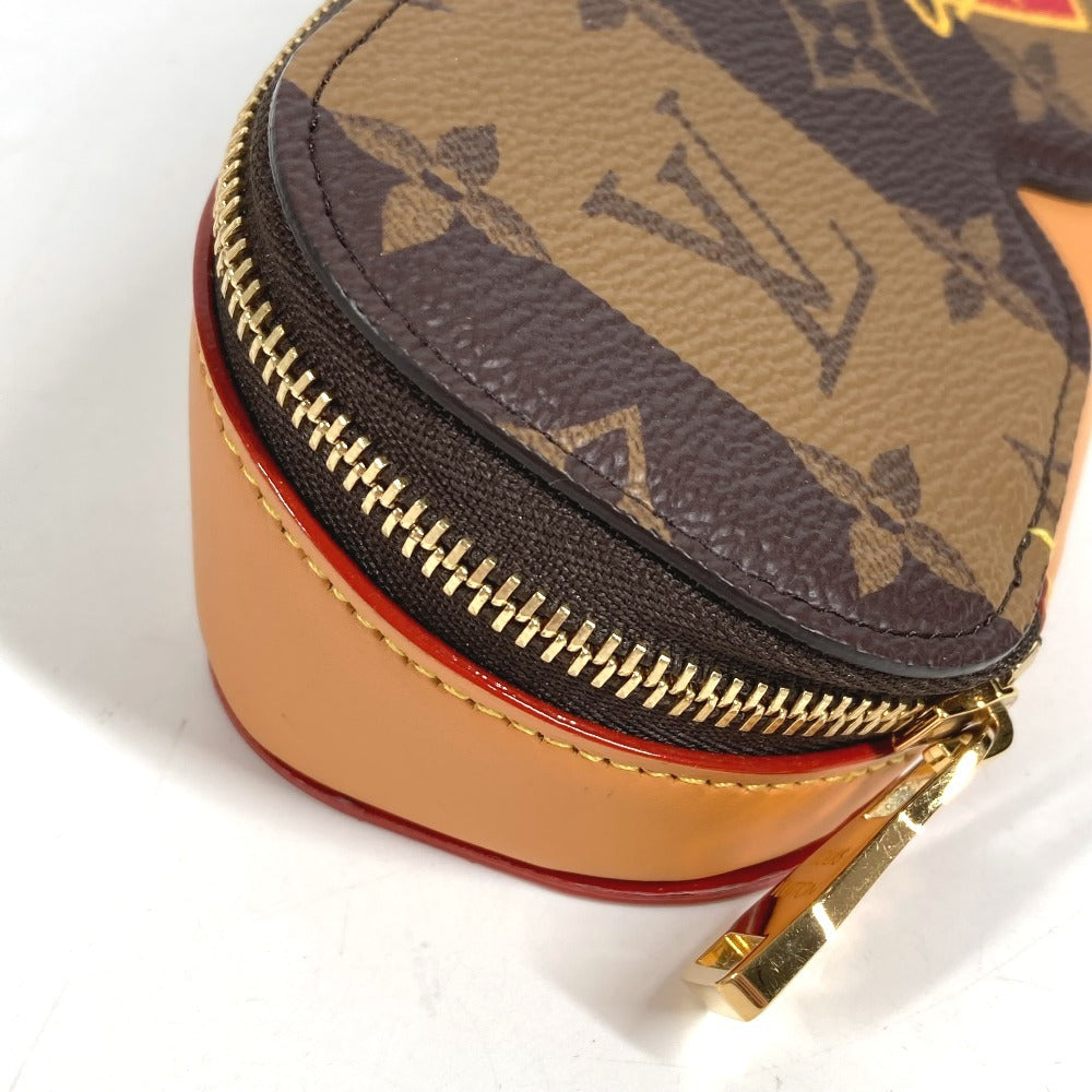 LOUIS VUITTON GI0717 Monogram Stripe NIGO Etui Lunettes GM Eyewear Glasses Case Sunglasses Case Pouch Monogram Canvas Unisex Brown