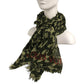 LOUIS VUITTON M74152 Monogramouflage Takashi Murakami Stole Fringed Scarf Camouflage Shawl Cashmere Unisex Green