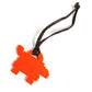 HERMES Kelly Doll Bag Charm Charm Key Ring Rubber Unisex Orange