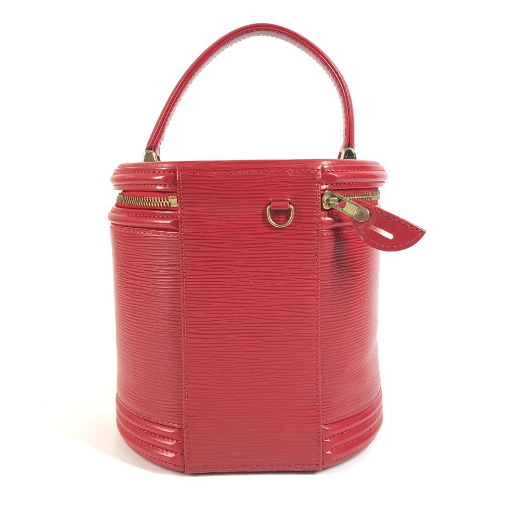 LOUIS VUITTON M48037 Epi Cannes Vanity Bag Handbag Handbag Epi Leather Women's Castilian Red Red