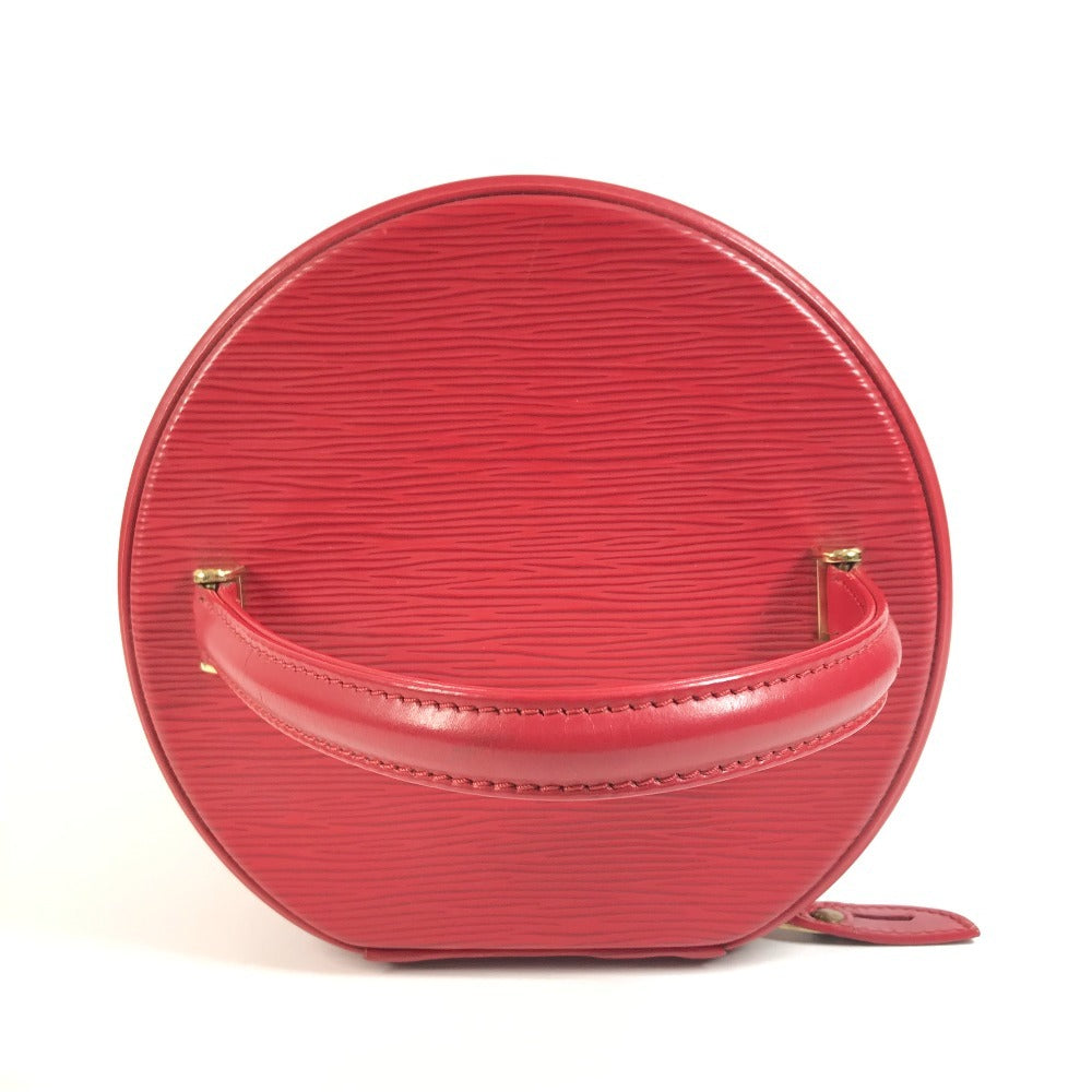 LOUIS VUITTON M48037 Epi Cannes Vanity Bag Handbag Handbag Epi Leather Women's Castilian Red Red