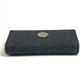 BVLGARI Logo Denim 6-Key Key Case Unisex Black