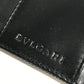 BVLGARI Logo Denim 6-Key Key Case Unisex Black