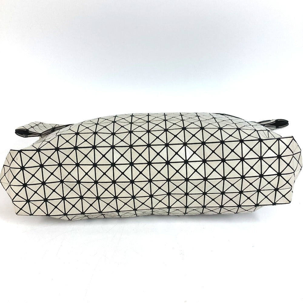 ISSEY MIYAKE BAOBAO Bi-fold Second Bag, Two-tone Clutch Bag, PVC, Unisex, Greige