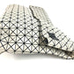 ISSEY MIYAKE BAOBAO Bi-fold Second Bag, Two-tone Clutch Bag, PVC, Unisex, Greige