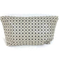 ISSEY MIYAKE BAOBAO Bi-fold Second Bag, Two-tone Clutch Bag, PVC, Unisex, Greige