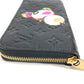 LOUIS VUITTON M14160 日本限定 LV × TM モノグラムアンプラント ジッピーウォレット 村上隆 パンダ ラウンドファスナー 長財布 モノグラムアンプラントレザー ユニセックス ノワール ブラック
