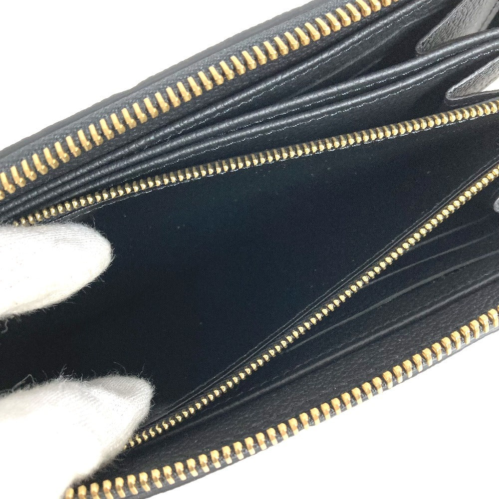 LOUIS VUITTON M14160 日本限定 LV × TM モノグラムアンプラント ジッピーウォレット 村上隆 パンダ ラウンドファスナー 長財布 モノグラムアンプラントレザー ユニセックス ノワール ブラック