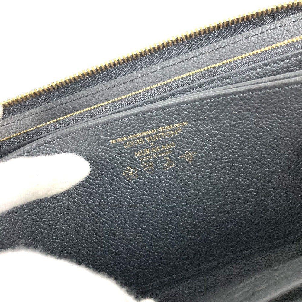 LOUIS VUITTON M14160 日本限定 LV × TM モノグラムアンプラント ジッピーウォレット 村上隆 パンダ ラウンドファスナー 長財布 モノグラムアンプラントレザー ユニセックス ノワール ブラック