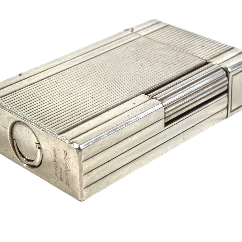 S.T. Dupont Line 1 Long Smoking Accessory Tobacco Cigarette Lighter Metal Unisex Silver
