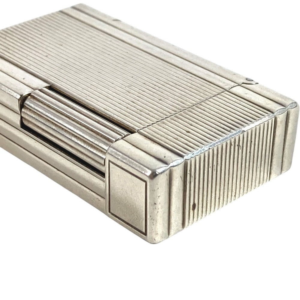 S.T. Dupont Line 1 Long Smoking Accessory Tobacco Cigarette Lighter Metal Unisex Silver