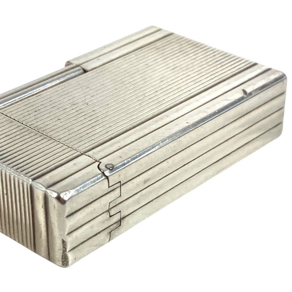 S.T. Dupont Line 1 Long Smoking Accessory Tobacco Cigarette Lighter Metal Unisex Silver