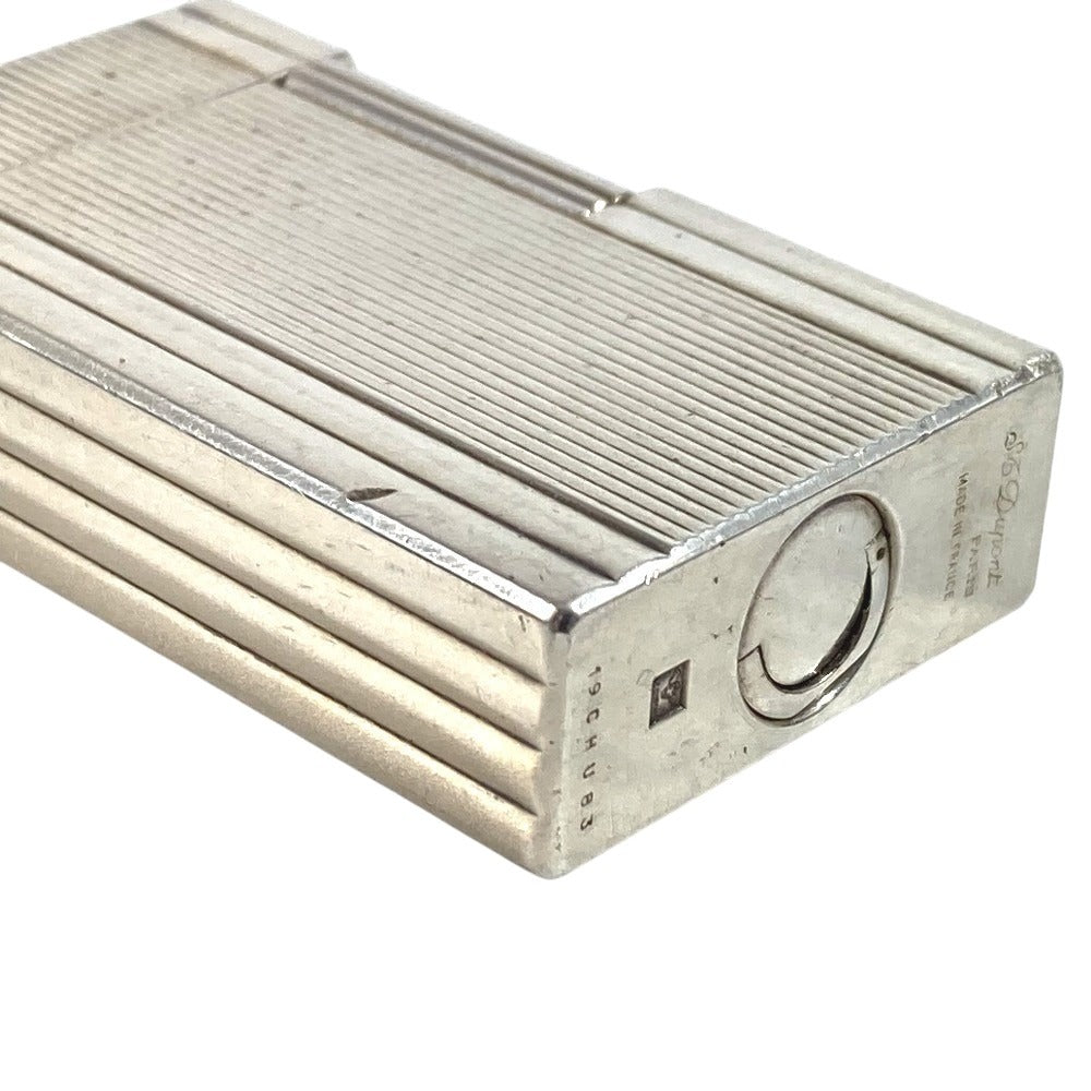 S.T. Dupont Line 1 Long Smoking Accessory Tobacco Cigarette Lighter Metal Unisex Silver