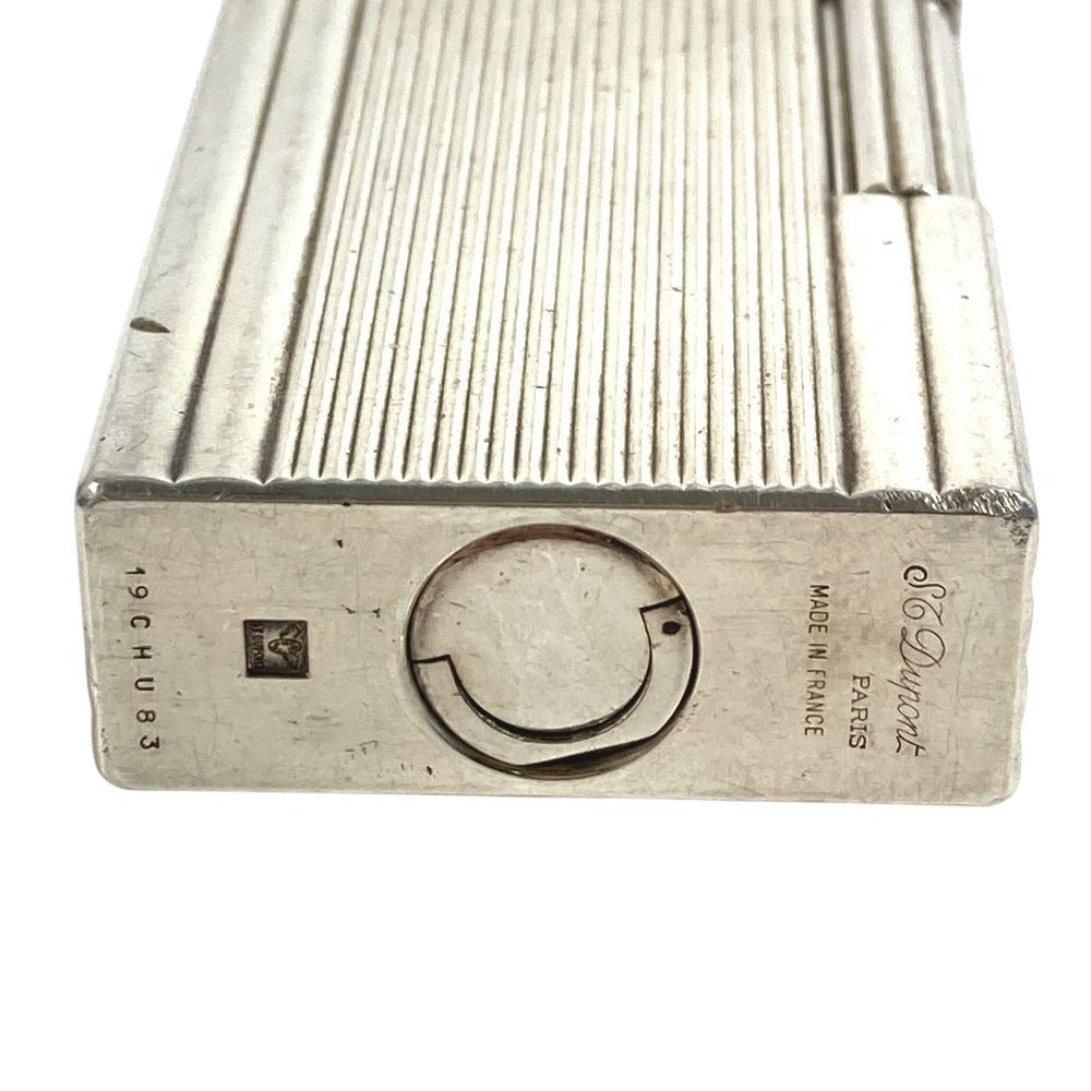 S.T. Dupont Line 1 Long Smoking Accessory Tobacco Cigarette Lighter Metal Unisex Silver
