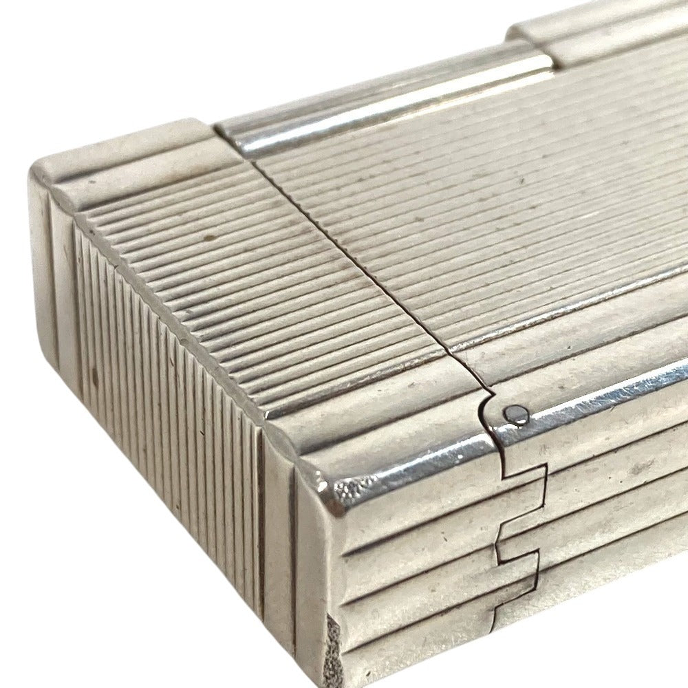 S.T. Dupont Line 1 Long Smoking Accessory Tobacco Cigarette Lighter Metal Unisex Silver