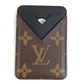 LOUIS VUITTON M13185 Monogram Porte Cartes Magnetique Smartphone Accessory Magsafe Card Holder Monogram Canvas Unisex Brown