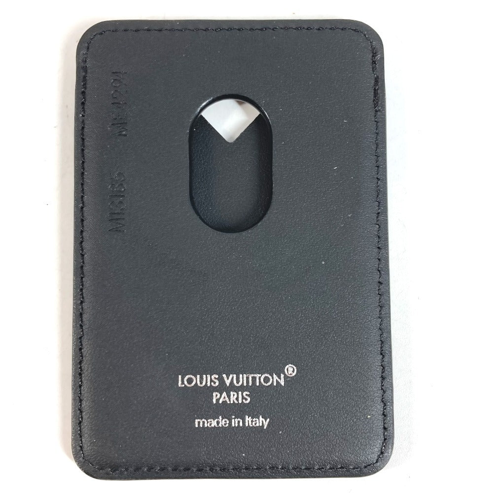 LOUIS VUITTON M13185 Monogram Porte Cartes Magnetique Smartphone Accessory Magsafe Card Holder Monogram Canvas Unisex Brown
