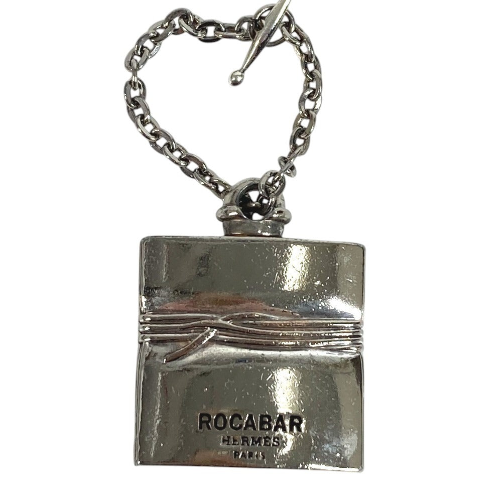 HERMES ROCABAR ロカバール バッグチャーム チェーン キーホルダー メタル ユニセックス シルバー