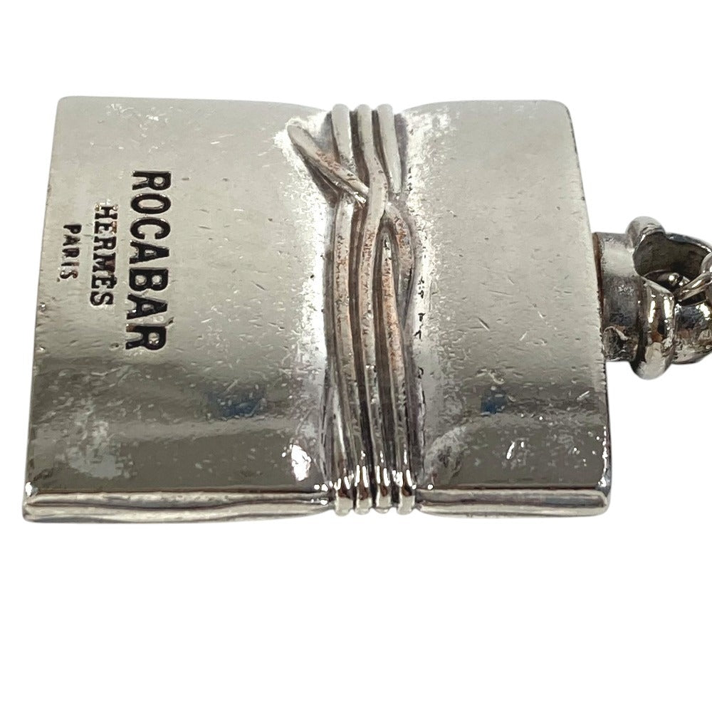 HERMES ROCABAR ロカバール バッグチャーム チェーン キーホルダー メタル ユニセックス シルバー