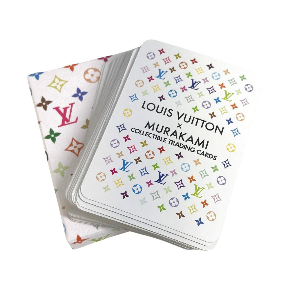 LOUIS VUITTON Takashi Murakami LV×TM Monogram Multicolore Trading Card Case & Card Set Customer Exclusive Not for Sale Novelty File Card Holder Stationery Card Case Paper Unisex Multicolor