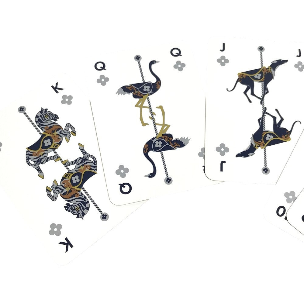 LOUIS VUITTON 不明 2024年 ホリデーコレクション 非売品 ノベルティ ロゴ インテリア ゲーム トランプ 紙 ユニセックス ネイビー