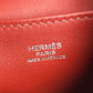 HERMES Ricourt 17 Ricourt 17 Bag Shoulder Bucket Shoulder Bag Leather Unisex Red
